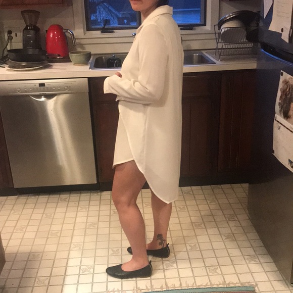 One of a kind minimalist long Oxford shirt - size M - Picture 9 of 9